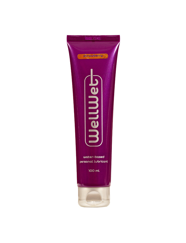 Оральний лубрикант зі смаком Strawberry WELLWET 100 ml