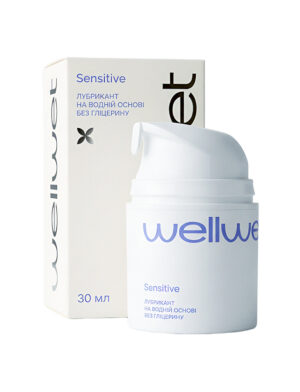 Лубрикант без гліцерину на водній основі Sensitive wellwet оновлений